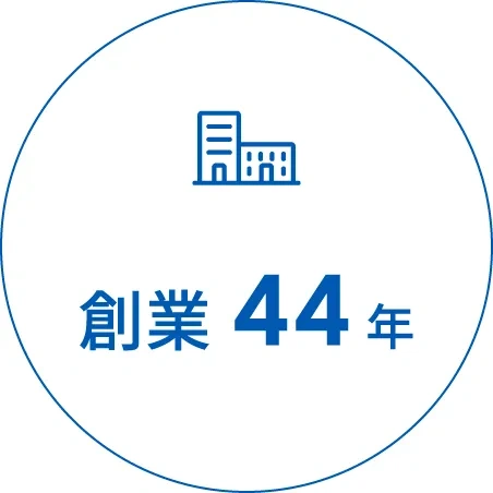創業44年