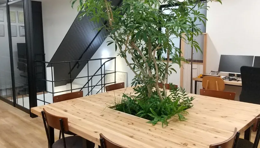 新興建築サービスのオフィス